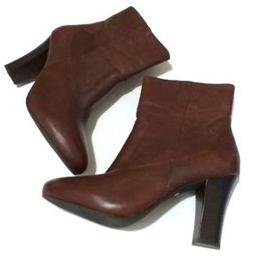ANA new approch leather ankle boots